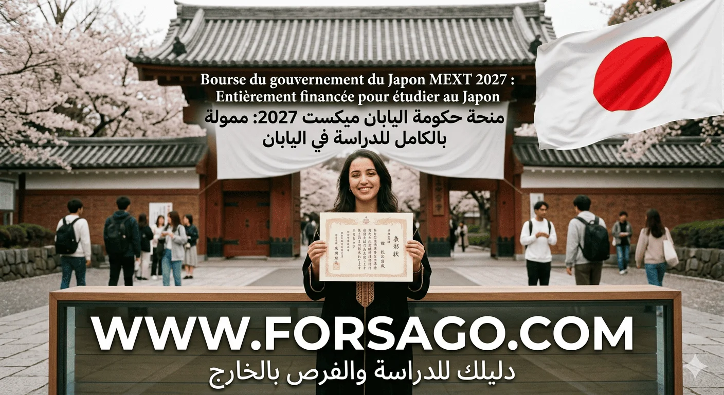 Bourse du gouvernement du Japon MEXT 2027— Entièrement financée pour étudier au Japon