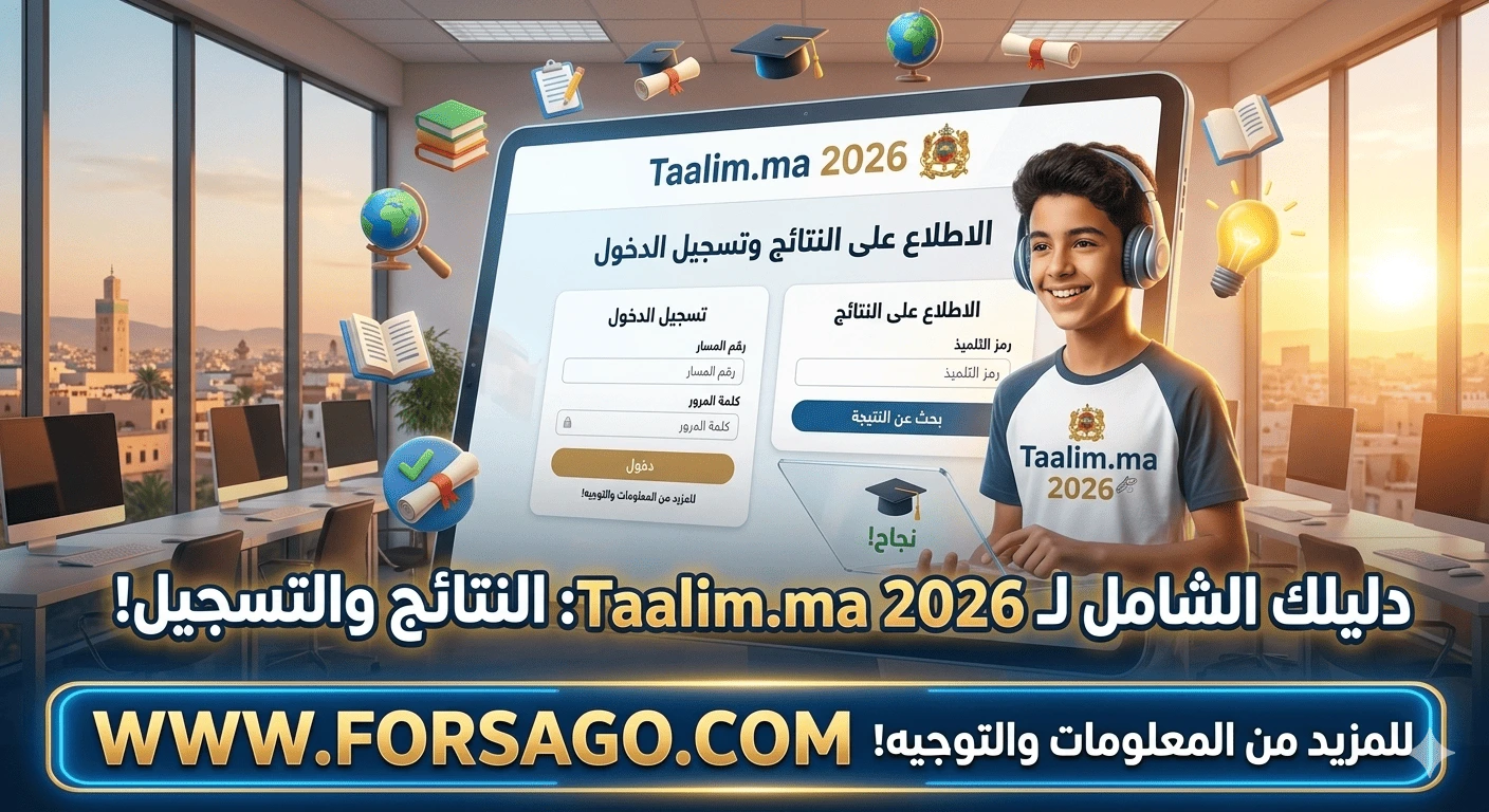 Taalim.ma-- الاطلاع على النتائج وتسجيل الدخول 2026
