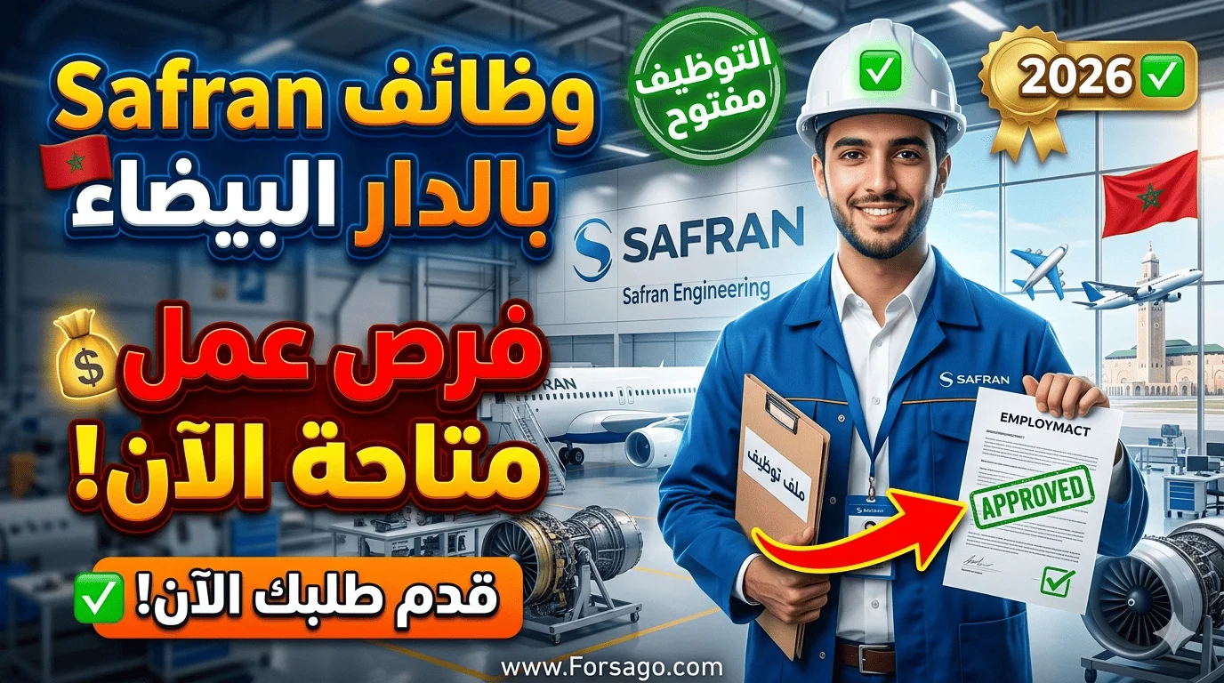 دليل الترشيح لوظائف شركة Safran بالدار البيضاء لعام 2026