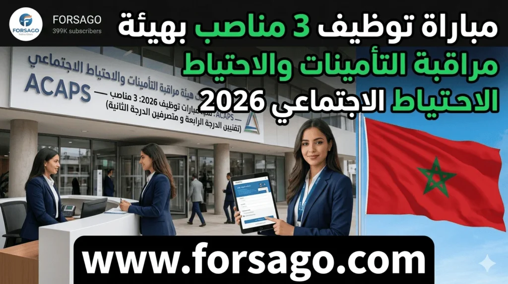 جديد مباريات التوظيف: هيئة ACAPS تبحث عن كفاءات جديدة لعام 2026