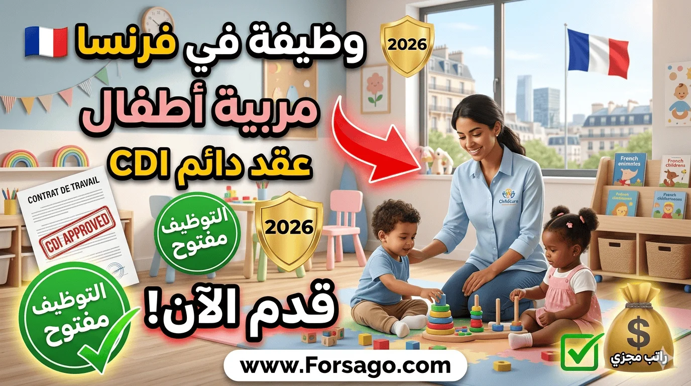 عرض توظيف رعاية الأطفال في منطقة إيسي ليه مولينو 2026