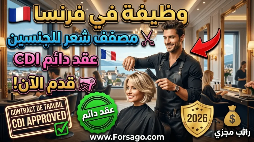 خبير تصفيف شعر (رجال ونساء) | فرنسا - تونون ليه باين 2026