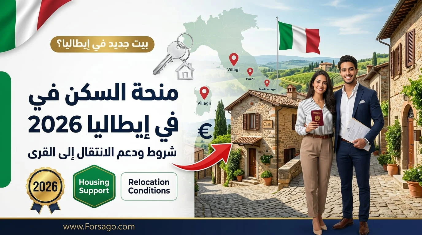منحة السكن في إيطاليا 2026: شروط ودعم الانتقال إلى القرى