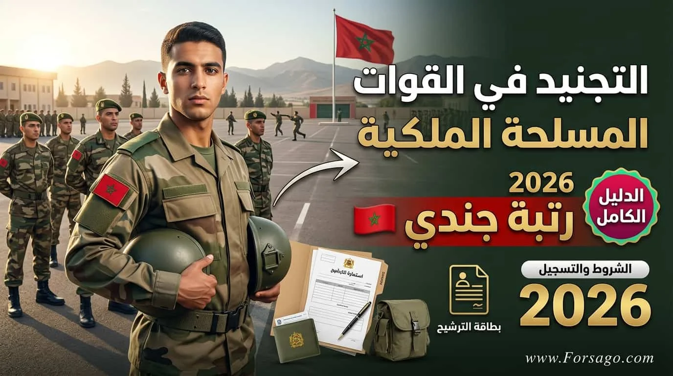 مباراة التجنيد في القوات المسلحة الملكية (FAR) رتبة جندي 2026: الدليل الكامل