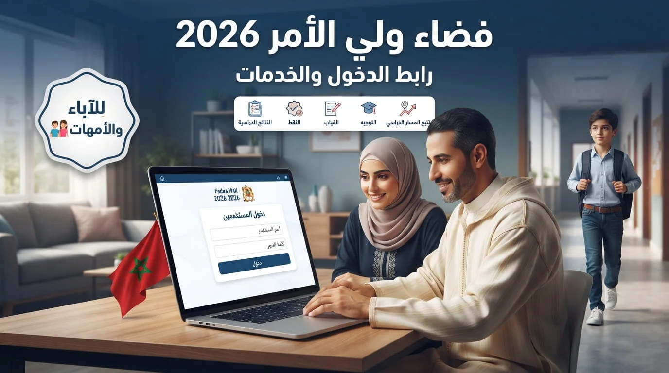 رابط دخول فضاء ولي 2026: خدمات منظومة مسار للآباء والأمهات بالمغرب