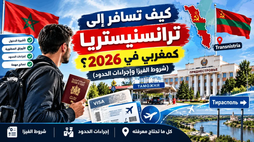 كيف تسافر إلى ترانسنيستريا كمغربي في 2026؟ (شروط الفيزا وإجراءات الحدود)