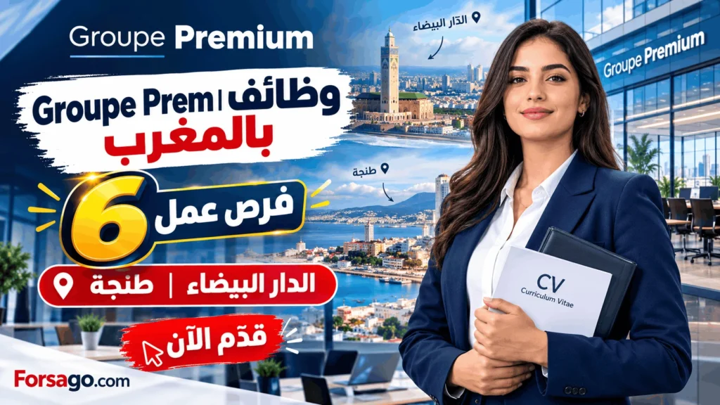جديد وظائف Groupe Premium بالمغرب: 6 فرص عمل بالدار البيضاء وطنجة